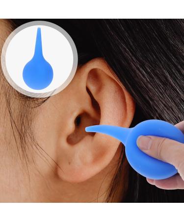 75ml Rubber Ear Wax Removal Syringe | Ear Cleaning Tool for Ear and Nose | Blue Suction Bulb - Buy Online on GoSupps.com