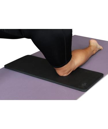 SukhaMat Yoga Knee Pad Cushion  America's Best Exercise Knee Pad - Eliminate Pain During Yoga or Exercise - Extra Padding & Support for Knees, Wrists, Elbows - The Perfect Yoga Mat Accessory Black