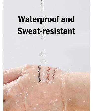  Erinde Erinde White Gel Eyeliner Waterproof and Long-Lasting Soft and Silky White Kohl Pencil Highly Pigmented Eye Makeup Smudge-Resistant Precise Eyeliner Vegan - Buy Online on GoSupps.com
