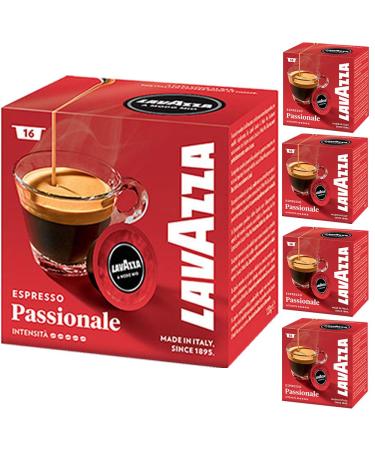 Lavazza A Modo Mio Espresso Passionale Set of 5 capsules for coffee machine 16 capsules