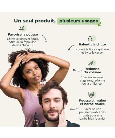  BIONOBLE BIONOBLE Rosemary Oil for Hair Growth - Promotes Growth and Slows Down - Rosemary Castor Argan and Jojoba Essential Oil - Rosemary Oil for Hair Growth - Glass Bottle + Pipette - 50 ml - Buy Online on GoSupps.com