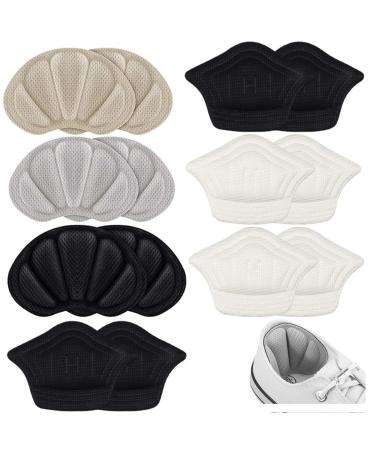 Eudsrodemy 8 pairs of heel cushions heel cushion shoes heel protection heel protection for shoes heel me shoe inserts for too large shoes heel cushion for too large shoes shoe heels repair