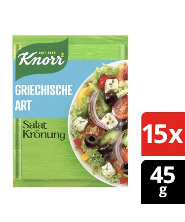 Knorr Greek Style Salad Dressing - 15 Portions of Natural Ingredients | Perfect for Delicious Salads - International Shipping - Buy Online on GoSupps.com