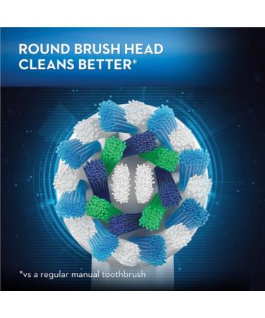 Oral-B 7500 Electric Toothbrush Kit with Replacement Brush Heads & Travel Case - White - Buy Online on GoSupps.com