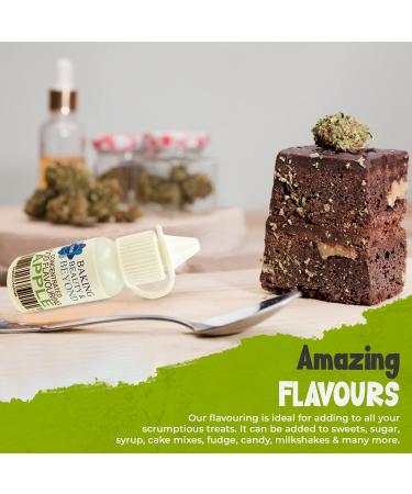 Baking Beauty and Beyond Concentrated Food Flavouring Oil - Dozen of Professional Quality Food Grade Flavouring Oil for Candy Making Baking Cooking Lip Balm and Lip Gloss - Apple (50ml) - Buy Online on GoSupps.com