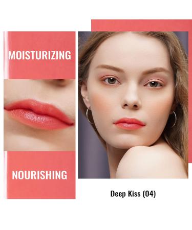 Oulac 2-in-1 Lipstick & Lip Balm - Juicy Coral Red | Vegan Hydrating Lip Care for Smooth Shiny Lips - Ideal for Dry Cracked & Brittle Lips - Buy Online on GoSupps.com