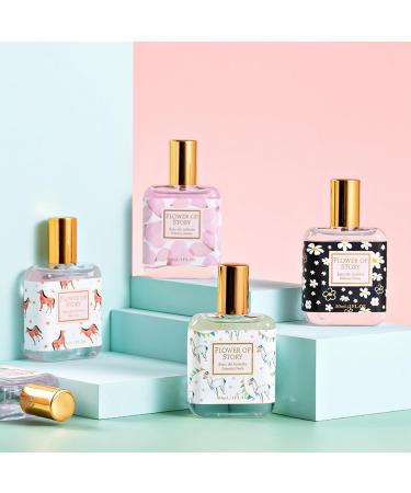 Flower Story Girl Cute Student Ladies Perfume Light fragrance Lasting fresh 1oz (spring scenery OZ) 0.2 Ounce (Pack of 5) spring scenery - Buy Online on GoSupps.com