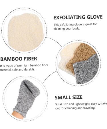 FOMIYES 3pcs Bath Towel Soap Bag Loofah Glove Set for Shower Scrubbing and Exfoliation - Buy Online on GoSupps.com