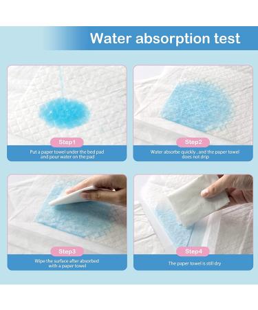 SOFYFINE Disposable Changing Pads - 100 Count Waterproof Bed Pads for Baby | Underpads for Changing Table, Newborn Diaper Pad Liners | Toddler Pee Pad 24 x 17 Inches - White - Buy Online on GoSupps.com