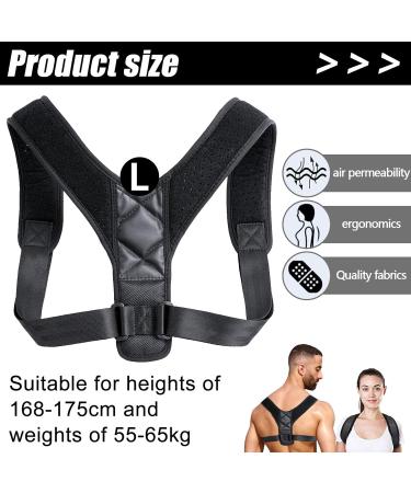 LDBKLGHJ Posture Corrector - Quality Unisex Back Support System Shoulder Brace and Back Straightener Designed-Relieve Fatigue and Pain- Experience Healthy Back Posture Today!(L) - Buy Online on GoSupps.com