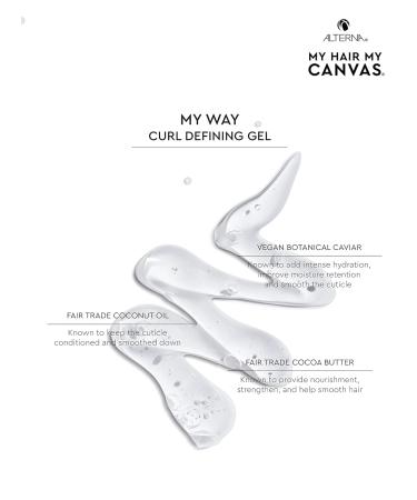 Vegan Curl Defining Gel - My Hair. My Canvas. My Way for Curly Wavy & Textured Hair | 5.0 oz - Lightweight Flexible Hold - Buy Online on GoSupps.com