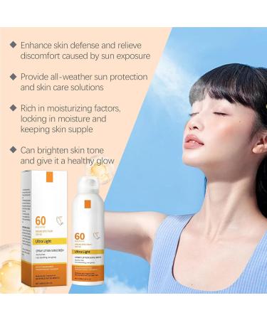 100ml Moisturizing Sunscreen Mist Body Sunscreen Mist Face Sunscreen Spray Mist Waterproof Sunscreen Mist Sun Protection Spray Mist Fast Absorption Sunscreen Spray Camping Sunscreen Mist - Buy Online on GoSupps.com