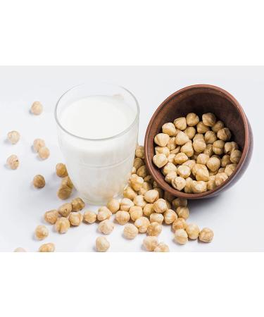 Blanched Hazelnuts 1lb - Raw Whole Filberts, Unsalted & Unroasted - Vegan and Kosher Snack, Bulk Keto Nuts - Good Source of Vitamins and Protein for Baking, Granola & Butter Making - Buy Online on GoSupps.com