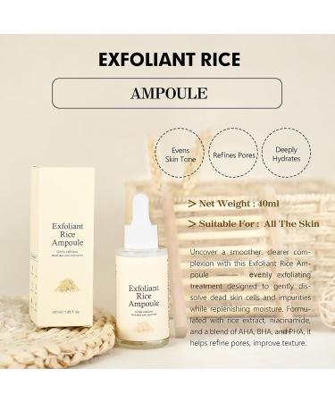 2PCS Rice Exfoliating Ampoule Set Black & White Rice Exfoliating Essence Even Skin Tone Gently Exfoliates Minimizes Pores Deeply Moisturizes and Creates Radiant Skin. - Buy Online on GoSupps.com