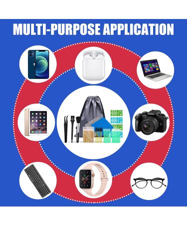 Electronic Cleaning Kit for Cell Phone, Speaker, iPhone, Airpods, iPad - 140PCS - Buy Online on GoSupps.com