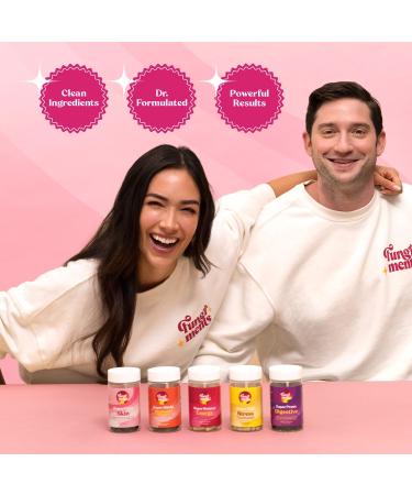 Fungiments Super Bouncy Mushroom Supplement Cordyceps Focus Capsules for Adults Natural Brain Boost, Green Tea Energy Vitamins Without jitters, Stamina for Women, Fatigue Support 60 Count Super Bouncy 60 Count (Pack o  - Buy Online on GoSupps.com