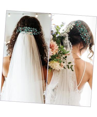 Didiseaon Wedding Headpiece for Bride Aesthetic Hair Accessories Bride Headpiece Bride Hair Accessories Decorative Hair Combs for Women Sturdy Hair Comb Crystal Metal Hair Piece - Buy Online on GoSupps.com