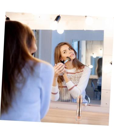 FOMIYES 1pc 4 in 1 makeup brush face powder foundation makeup brush highlight brush blush makeup brush makeup foundation brush Portable Makeup Brush lip makeup travel round plastic - Buy Online on GoSupps.com