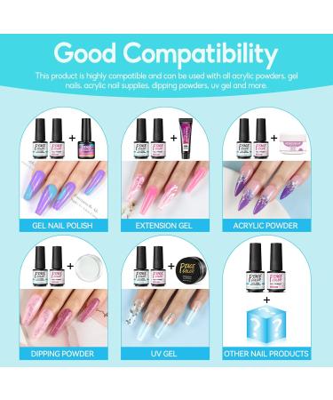 Peacecolor Primer for Gel Nails Dehydrator for Nails Professional Nail Prep Quick Air Dry Superior Bonding Primer Set for Gel Nail Polish Acrylic Nails Poly Nails Gel 8 ml - Buy Online on GoSupps.com