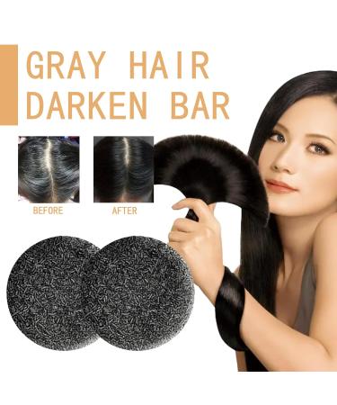Man Gray Hair Reverse Bars (2pcs) - Unisex Gray Hair Repair Shampoo Bar for Men & Women Root Activator Formula - Buy Online on GoSupps.com