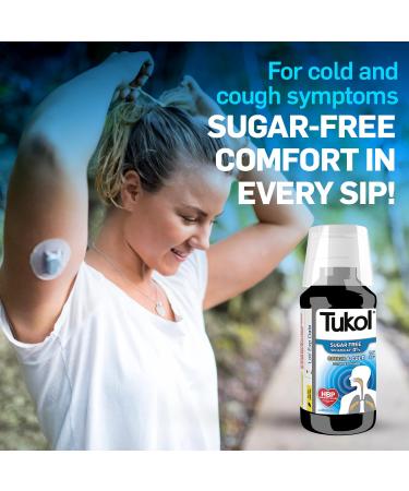 TUKOL Sugar-Free Cough & Cold Relief Syrup | Non-Drowsy Fast-Acting Dextromethorphan | Safe for Diabetics & High Blood Pressure | 4 Fl Oz - Buy Online on GoSupps.com