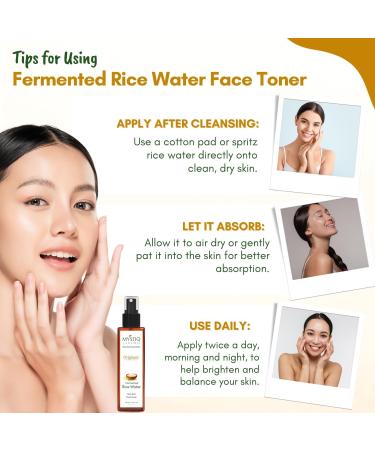 Mystiq Living Fermented Rice Water Toner Spray | 100% Pure Organic Doon Basmati Rice | Quick Absorbing & Non Sticky for Korean Glass Skin | for All Skin Types - Buy Online on GoSupps.com