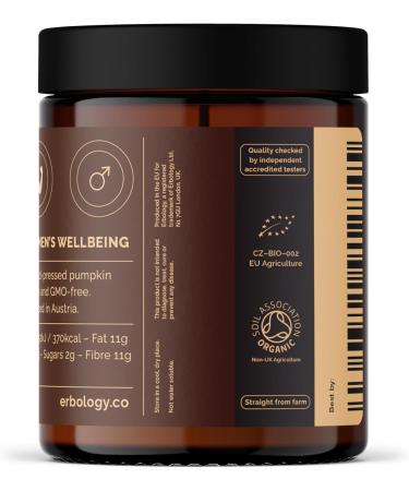 Erbology Poudre de Graines de Courge Bio 90g - 15 Portions - Approvisionn de mani re durable directement de la ferme en Autriche - Petite production - V gan - Sans OGM - Buy Online on GoSupps.com