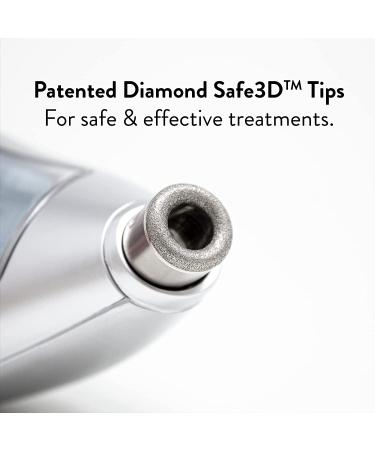 Microderm GLO Premium Diamond Microdermabrasion Tips - Medical Grade Stainless Steel Accessories with Patented Safe3D Technology - Safe for All Skin Types (Premium) - Buy Online on GoSupps.com