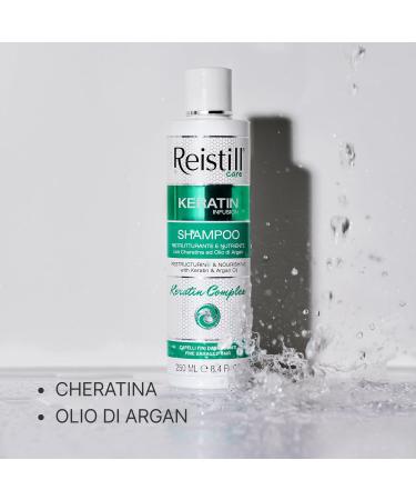 Keratin Infusion Shampooing restructurant pour cheveux fins - Shampooing doux pour des cheveux plus lisses sains et brillants - Shampooing la k ratine et l'huile d'argan - 250 ml - Buy Online on GoSupps.com