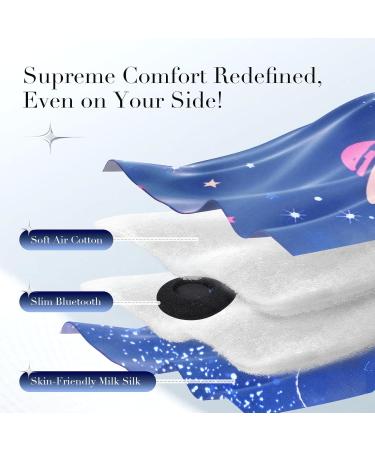 LC-dolida Bluetooth Sleep Mask - Silk Eye Mask with Headphones for Side Sleepers | Cooling Comfort & Sound Quality - Perfect for Men & Women - Buy Online on GoSupps.com