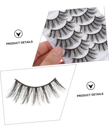 LALAFINA 1 Box Fake Eyelashes Individual False Lashes Makeup False Lash Fluffy Fake Lashes Segmented False Eyelash Natural Fake Eyelash Black Out Stickers Diy Fake Eyelash Fiber 5d Set Soft - Buy Online on GoSupps.com