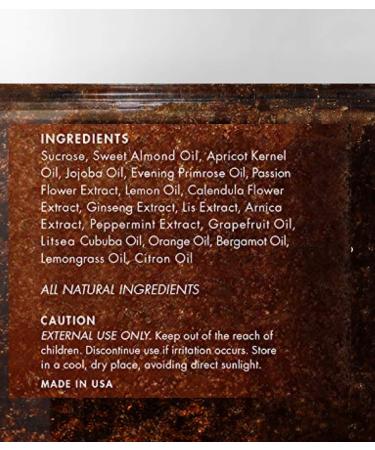 Brown Sugar Body Scrub Set - Natural Exfoliation for Cellulite, Stretch Marks, Acne & Varicose Veins - Buy Online on GoSupps.com