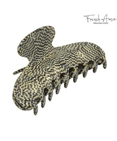 French Amie Large 4 1/4 Opera Thin Oval Handmade Celluloid Hair Claw Clip - Strong Hold No Slip Grip - Made in France - Buy Online on GoSupps.com
