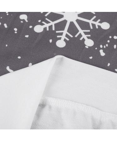 Angxiwan Christmas Shirt for Women - Cute Moose Snowflake Print Sweatshirt Blouse - Buy Online on GoSupps.com