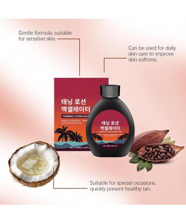 Intensive Deep Dark Tan Activator Lot de 2 lotions bronzantes sans danger pour la peau sensible avec des antioxydants l'aloe vera 100 ml 2 pi ces. - Buy Online on GoSupps.com