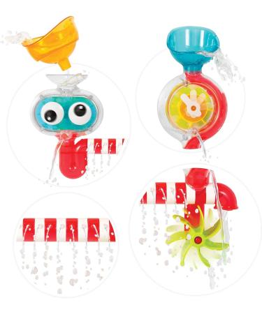 Yookidoo Toddler Bath Toy - Spin 'N' Sprinkle Water Lab | Mold-Free Suction Cups | Ages 1-3 | Perfect Kids Gift - Buy Online on GoSupps.com