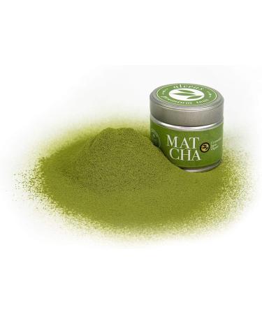  Alveus "Ceremonial" Organic Ceremonial Matcha - 1st and 2nd Harvest from Tenryu and Shibushi Japan | Green Tea Powder in a Tin (30 Grams) by alveus Premium Teas - Buy Online on GoSupps.com