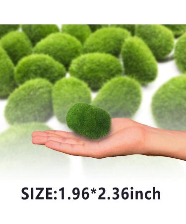 ODDIER 20-Piece Artificial Moss Rocks for Fairy Gardens and Floral Arrangements - Fake Moss Decor for Crafts and Pot Planters (2 Sizes) - Buy Online on GoSupps.com