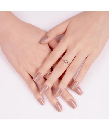 Danni & Toni Iced Latte Half Hardened Gel Nail Foils Shiny Pink Gray Self-Adhesive Nail Stickers for Stunning Designs 28 Foil Wraps - Buy Online on GoSupps.com