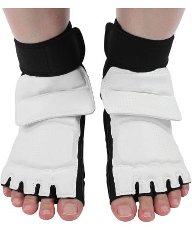 Vbest Life Foot Protector - 2 Pack Taekwondo & Boxing Ankle Support for Kickboxing Training (M-Black/White) | Durable & Comfortable International Shipping - Buy Online on GoSupps.com
