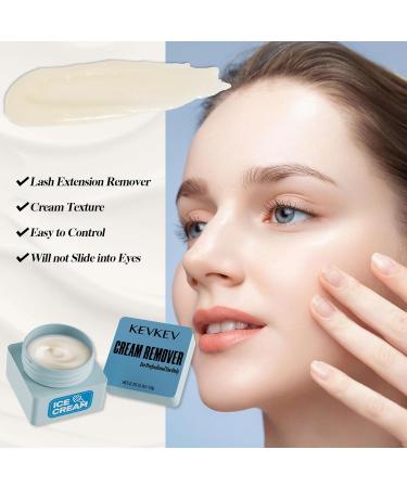KevKev Lash Remover Kit - Ice-Cream Flavor 10ml | Professional Eyelash Extension Glue Remover with Low Irritation & Eye Patches - Buy Online on GoSupps.com