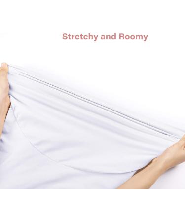 Gratlin Seamless Pregnancy Shapewear XL White - High Waist Mid-Thigh Underwear - Buy Online on GoSupps.com