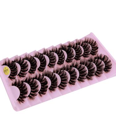 Buy 10 Pairs of 7D Artificial False Eyelashes - Reusable Natural Look | Best International Shipping - Buy Online on GoSupps.com