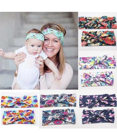 Buy Apanphy Mom and Baby Printed Elastic Hair Band - Stylish Headbands for Moms & Kids | International Shipping - Buy Online on GoSupps.com