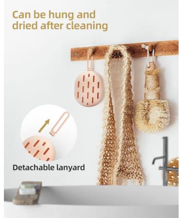 Annaove Makeup Sponge Holder - Silicone Beauty Blender Case for Travel, Multifunctional and Portable with Clean and Hang Feature (Light Beige) - Buy Online on GoSupps.com