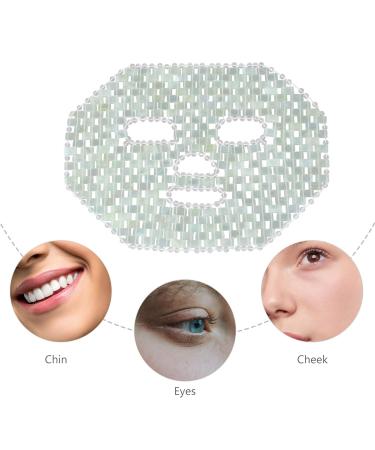 FRCOLOR Jade Facial Mask - Natural Anti-Aging Jade Stone Sleeping Eye Mask for Puffy Eyes & Dark Circles | Beauty Skincare Massage Tool - Buy Online on GoSupps.com