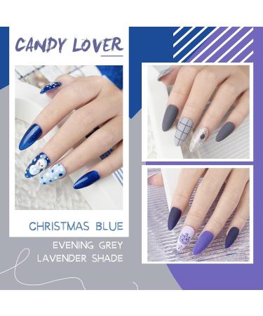 Candy Lover Gel Nail Polish Kit - 25 Pcs Spring Set with Base, Top Coat, Matte & Glitter Shades - UV Soak Off Gel Nails - Perfect Gift for Women and Girls - Buy Online on GoSupps.com
