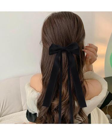 4 Pcs Sweet Hair Clips Harajuku Ribbon Bowknot Spring Hair Clips Ponytail Braids Hairpins For Teens Kids Hair Clips Thin/Thick Hair Clips For Women Thick Hair Styling Bowknots For Women - Buy Online on GoSupps.com