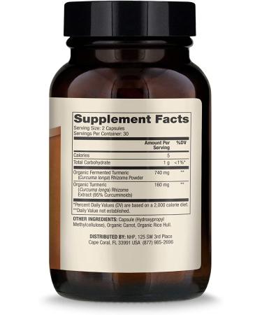Buy Dr. Mercola Fermented Turmeric Capsules - 60 Count for Enhanced Wellness - Buy Online on GoSupps.com