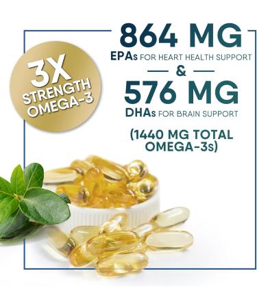 Nature's Nutrition Omega 3 Fish Oil 2400 Mg  - Lemon  - Buy Online on GoSupps.com